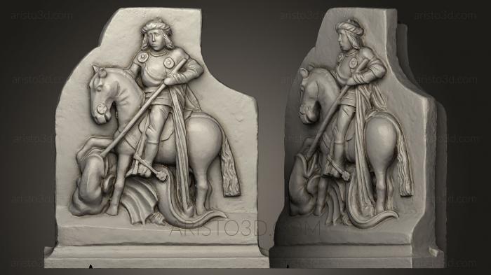 High reliefs and bas-reliefs, historical and religious (GRLFH_0043) 3D model for CNC machine